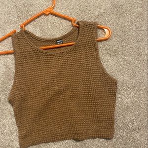 SHEIN knitted crop top